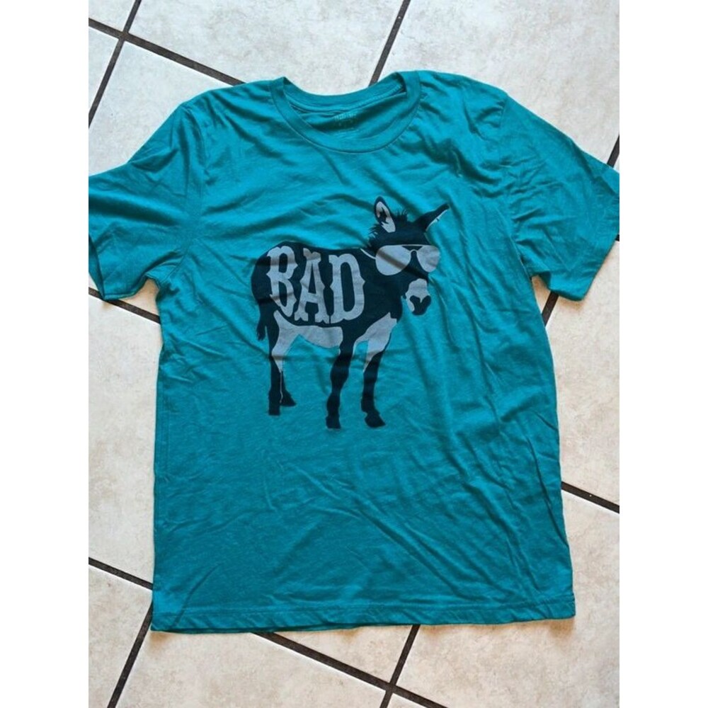 Women’s Teal Bad Ass Shirt Size Large